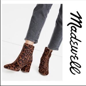 NWT MADEWELL Leopard Print Boots